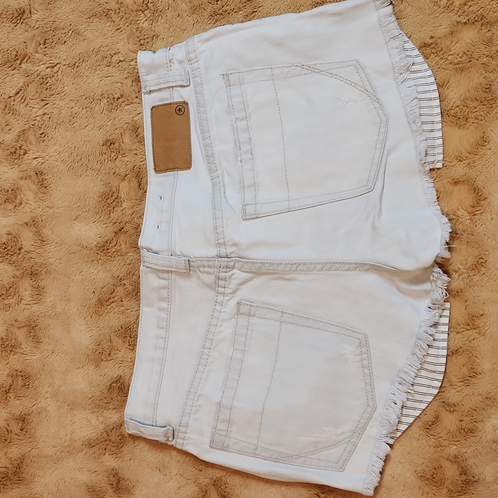 Converse denim shorts